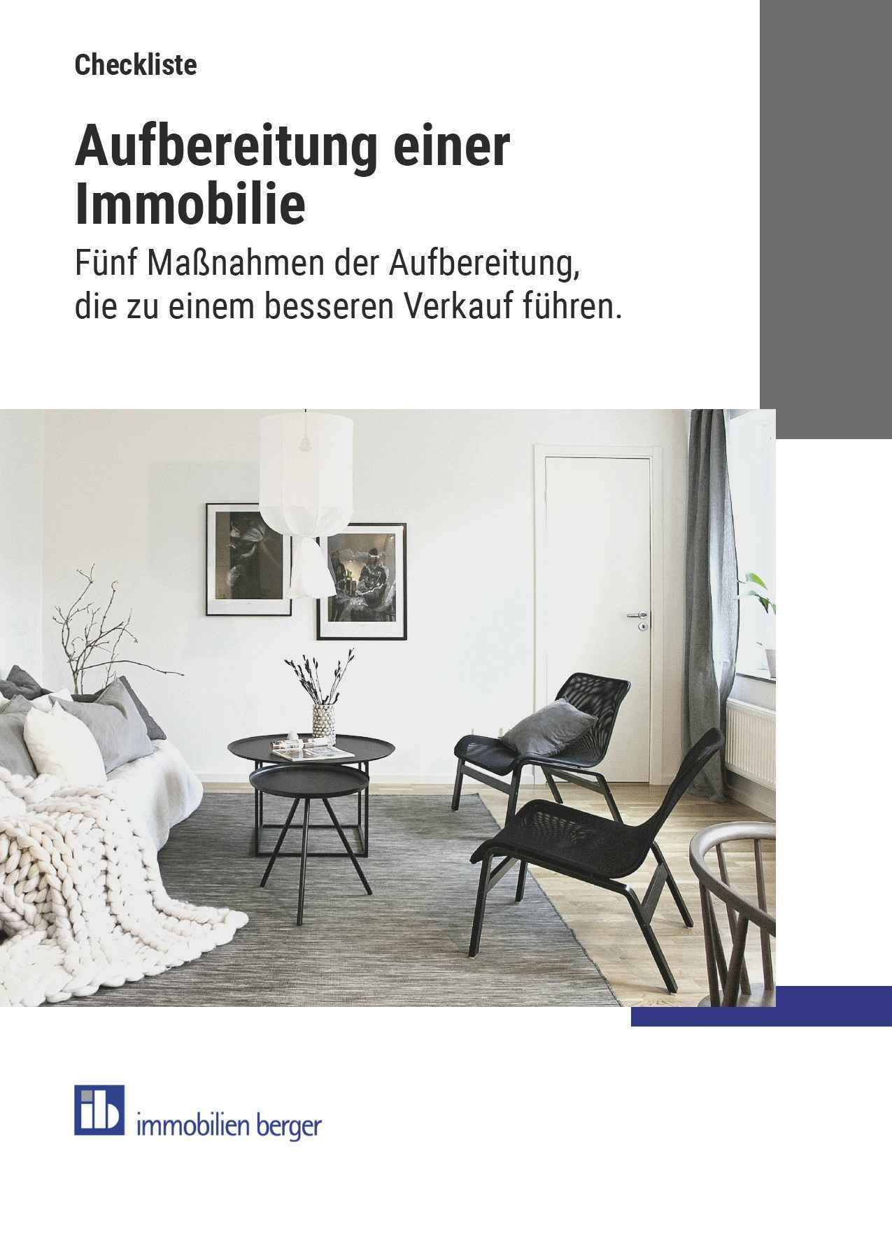 Aufbereitung der Immobilie